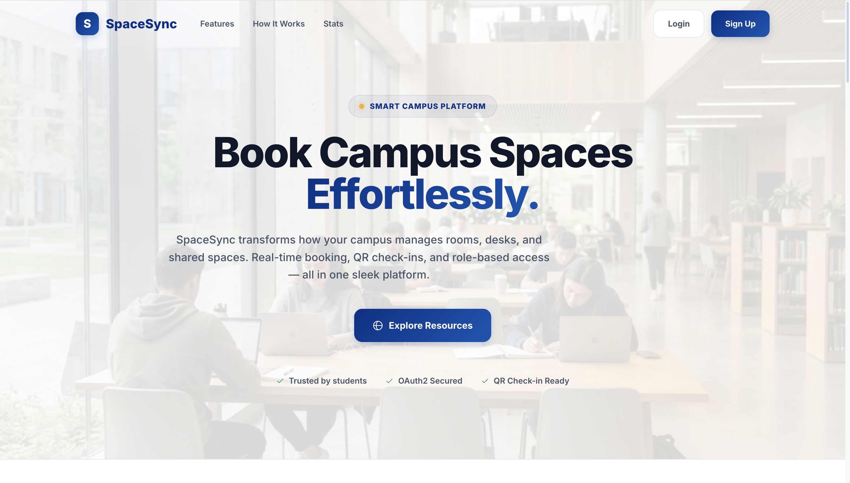 SpaceSync — Smart Campus Operations Hub